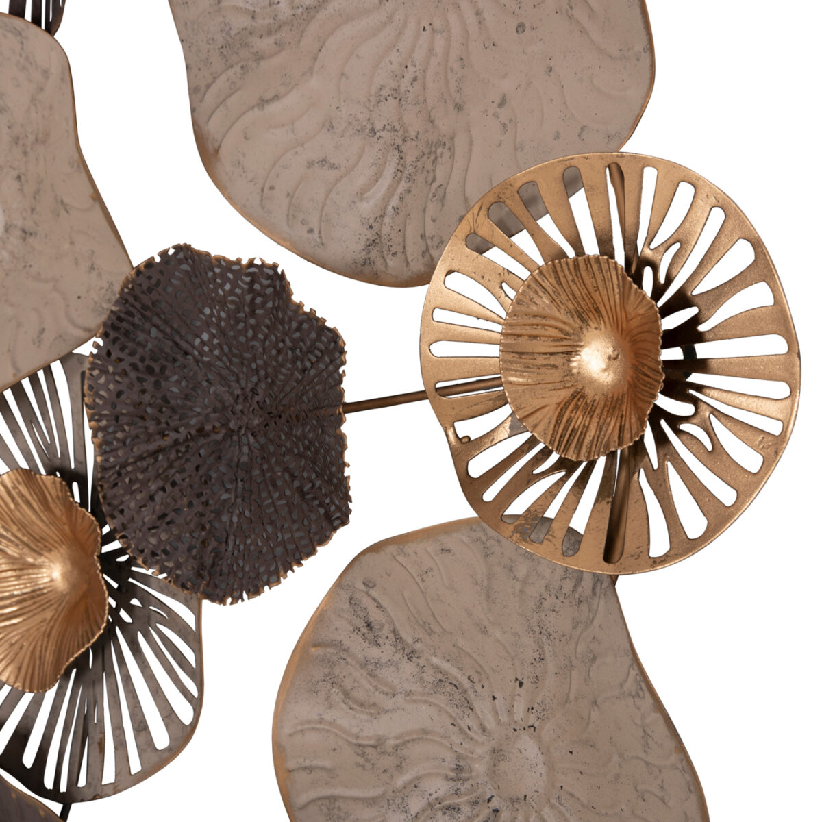 metalliko-diakosmitiko-toichoy-fb97163-k-3 ΜΕΤΑΛΛΙΚΟ ΔΙΑΚΟΣΜΗΤΙΚΟ ΤΟΙΧΟΥ HM7163 ΚΑΦΕ ΕΚΡΟΥ ΧΡΥΣΟ 69x8x69Y εκ. - Image 4