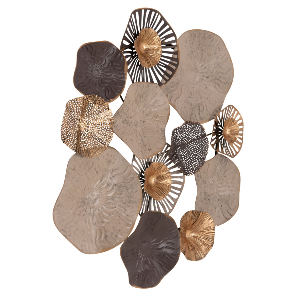 metalliko-diakosmitiko-toichoy-fb97163-k-5 ΜΕΤΑΛΛΙΚΟ ΔΙΑΚΟΣΜΗΤΙΚΟ ΤΟΙΧΟΥ HM7163 ΚΑΦΕ ΕΚΡΟΥ ΧΡΥΣΟ 69x8x69Y εκ. - Image 6