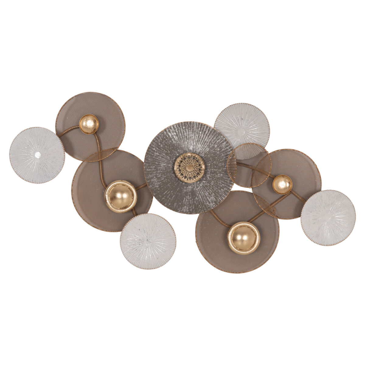 ΜΕΤΑΛΛΙΚΟ ΔΙΑΚΟΣΜΗΤΙΚΟ ΤΟΙΧΟΥ HM7165 ΧΡΥΣΟ ΛΕΥΚΟ 91x6x50Y εκ. - Image 9