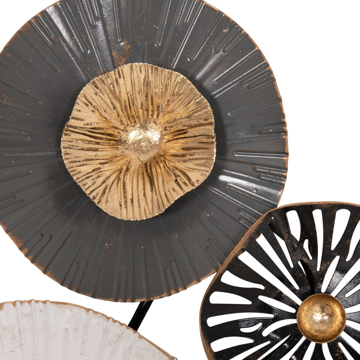 ΜΕΤΑΛΛΙΚΟ ΔΙΑΚΟΣΜΗΤΙΚΟ ΤΟΙΧΟΥ HM7170 ΓΚΡΙ ΕΚΡΟΥ ΧΡΥΣΟ 88x7x51Y εκ. - Image 5