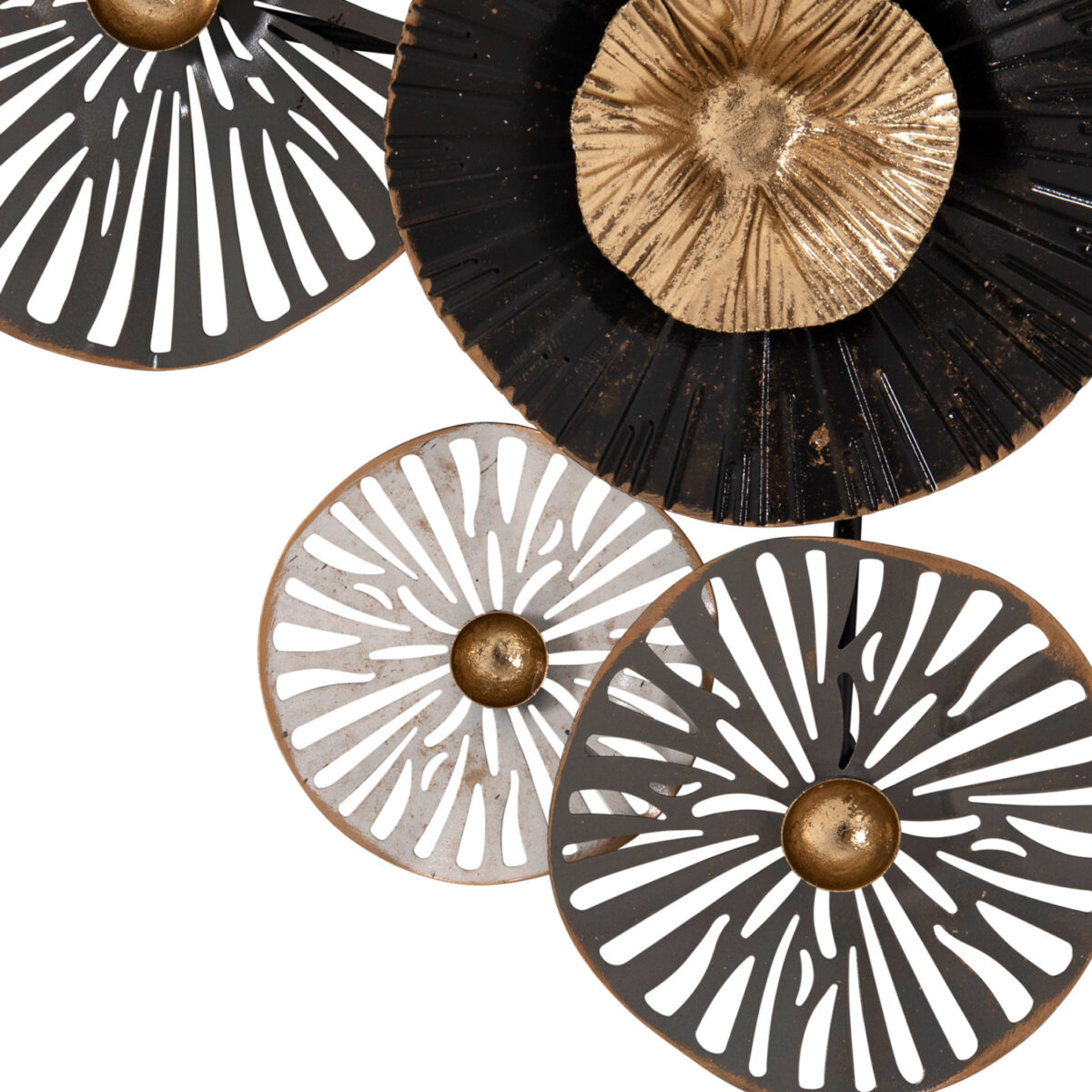 ΜΕΤΑΛΛΙΚΟ ΔΙΑΚΟΣΜΗΤΙΚΟ ΤΟΙΧΟΥ HM7170 ΓΚΡΙ ΕΚΡΟΥ ΧΡΥΣΟ 88x7x51Y εκ. - Image 10