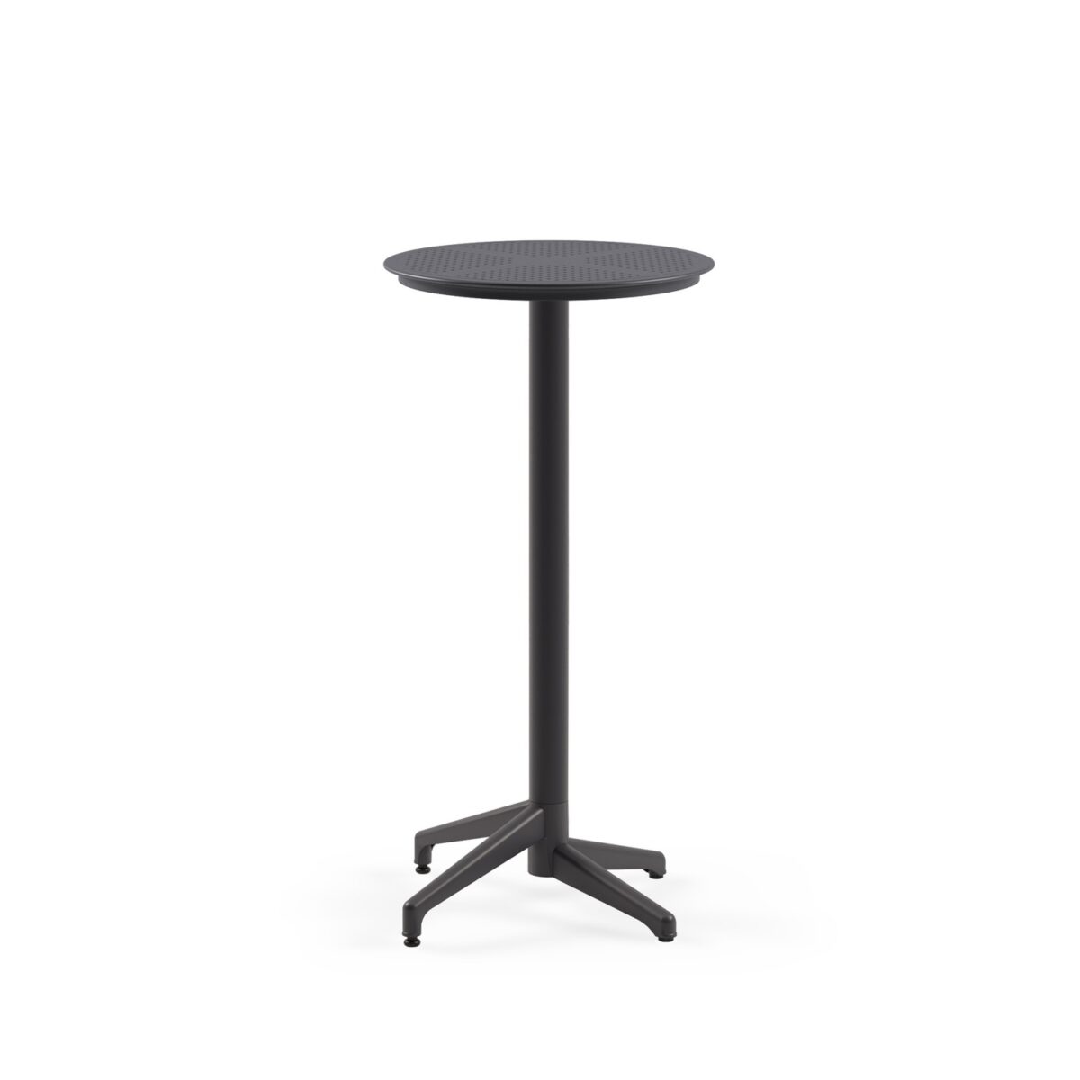 Moon Bar Ø60 - Στρογγυλό Τραπέζι με Διάτρητη Επιφάνεια και Πτυσσόμενη Βάση - Image 5