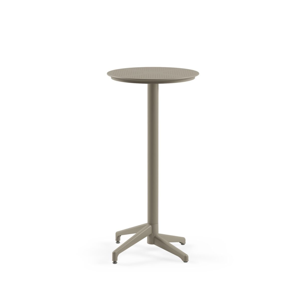 Moon Bar Ø60 - Στρογγυλό Τραπέζι με Διάτρητη Επιφάνεια και Πτυσσόμενη Βάση - Image 7