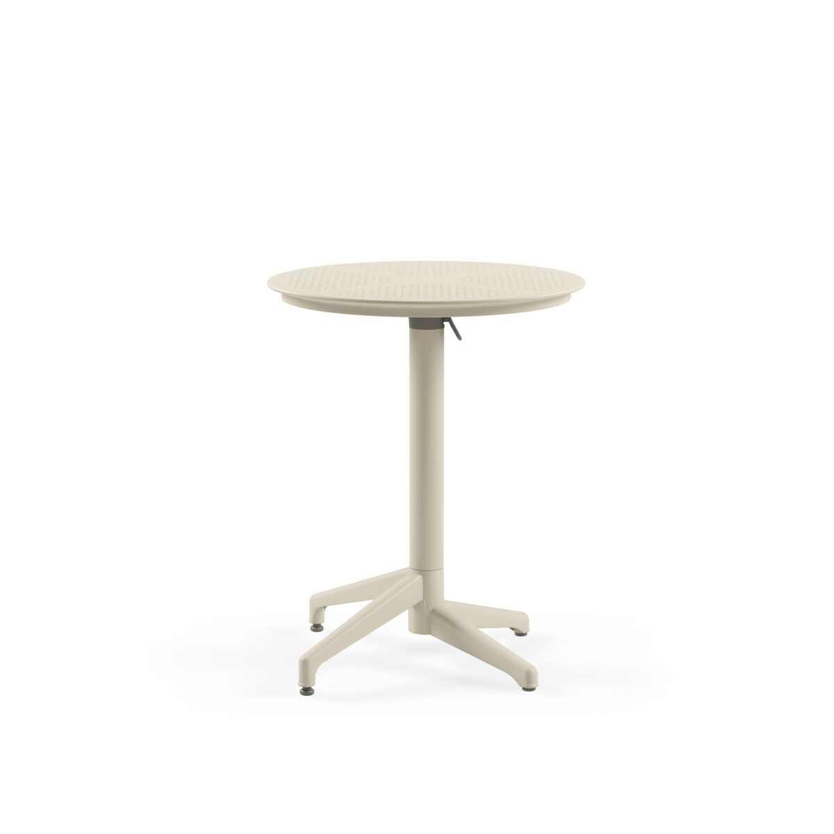 Moon Ø60 - Στρογγυλό Τραπέζι με Διάτρητη Επιφάνεια και Πτυσσόμενη Βάση - Image 6