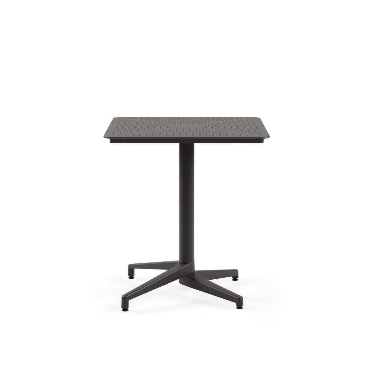 Moon 70x70 - Τετράγωνο Τραπέζι με Διάτρητη Επιφάνεια και Σταθερή Βάση - Image 3