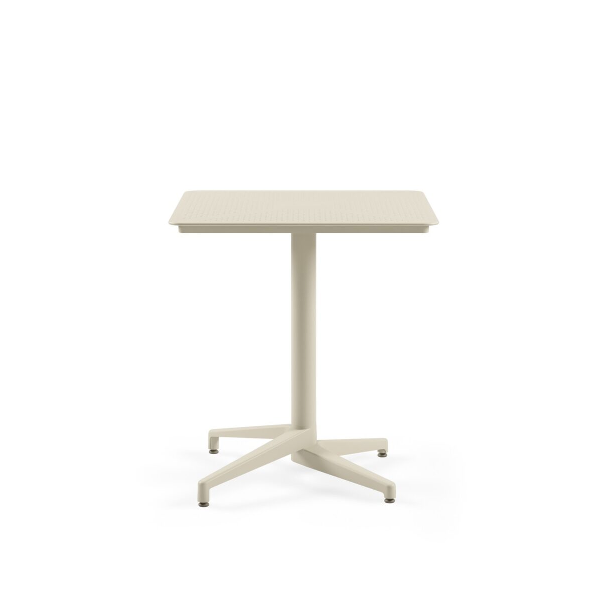 Moon 70x70 - Τετράγωνο Τραπέζι με Διάτρητη Επιφάνεια και Σταθερή Βάση - Image 4