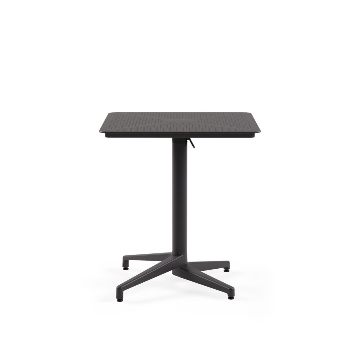 Moon 70x70 - Τετράγωνο Τραπέζι με Διάτρητη Επιφάνεια και Πτυσσόμενη Βάση - Image 4