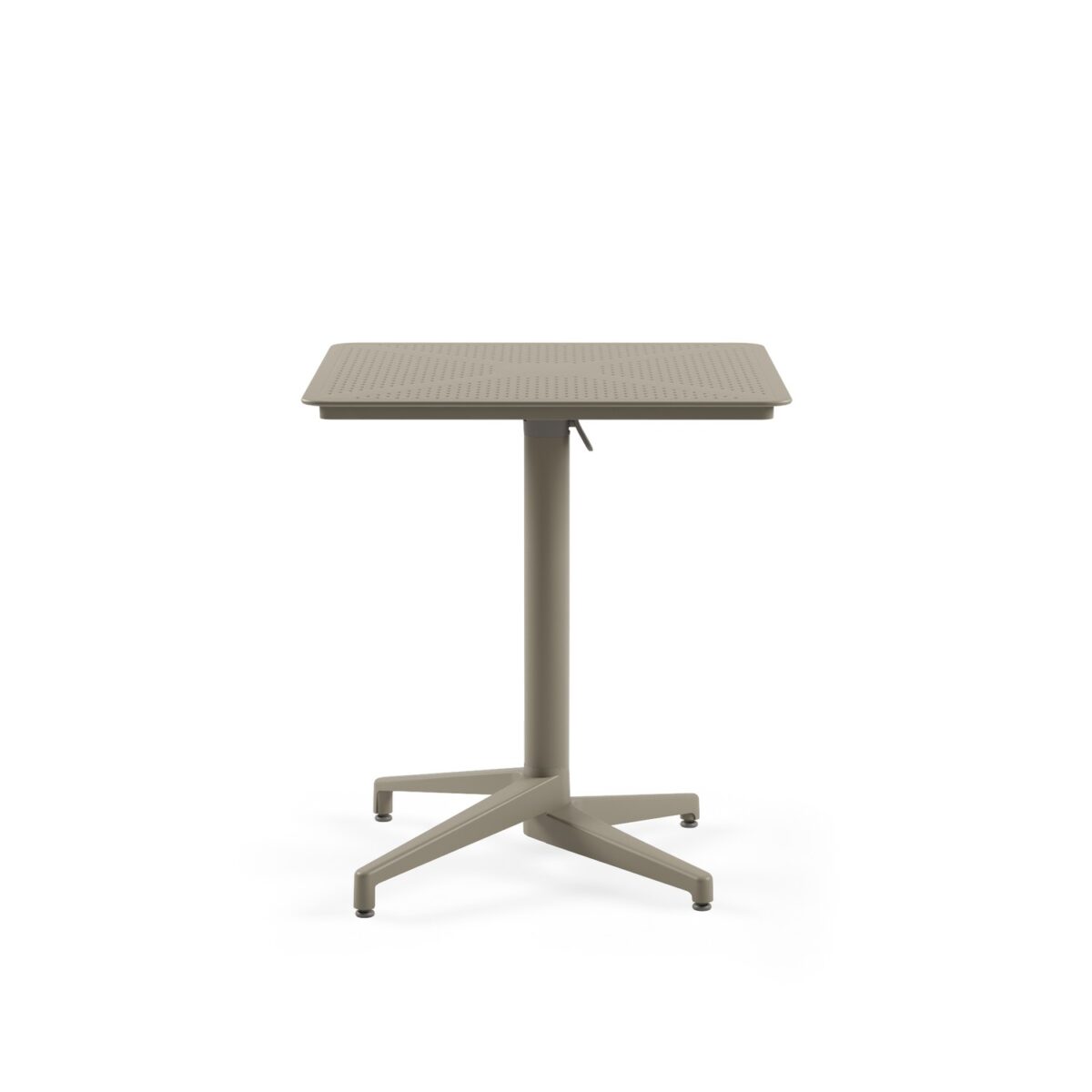 Moon 70x70 - Τετράγωνο Τραπέζι με Διάτρητη Επιφάνεια και Πτυσσόμενη Βάση - Image 9