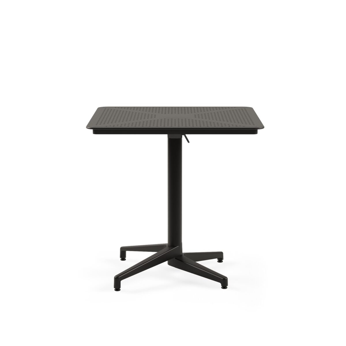 Moon 80x80 - Τετράγωνο Τραπέζι με Διάτρητη Επιφάνεια και Πτυσσόμενη Βάση - Image 8