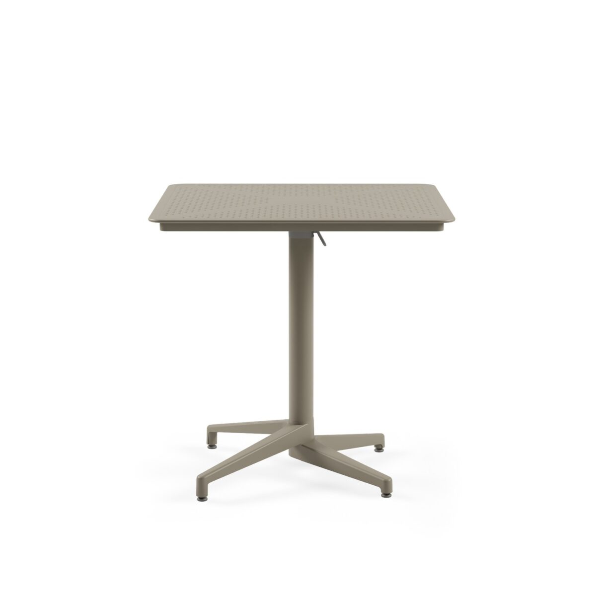 Moon 80x80 - Τετράγωνο Τραπέζι με Διάτρητη Επιφάνεια και Πτυσσόμενη Βάση - Image 9