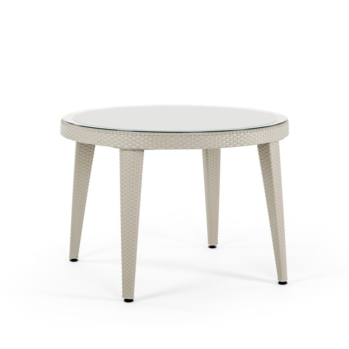 Osaka Ø110 - Στρογγυλό Τραπέζι με Τζάμι - Image 4