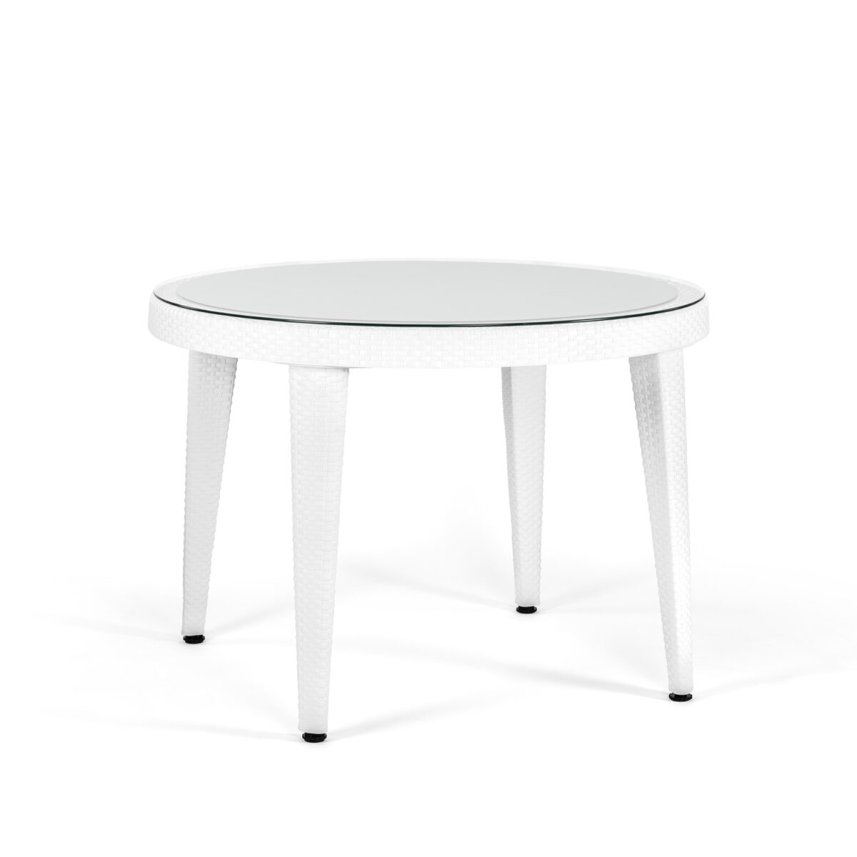 Osaka Ø110 - Στρογγυλό Τραπέζι με Τζάμι - Image 2