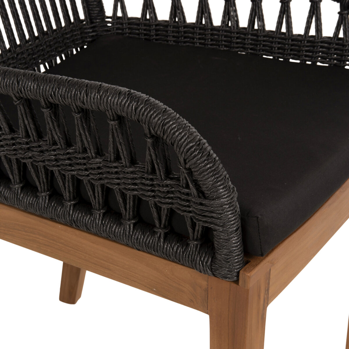 ΠΟΛΥΘΡΟΝΑ STARDOM HM9760.03 ΞΥΛΟ ΤΕΑΚ ΣΕ ΜΕΛΙ ΚΑΙ ΜΑΥΡΟ ΣΧΟΙΝΙ 57x65x83Yεκ. - Image 8