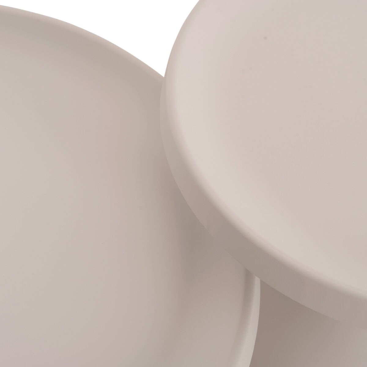 ΣΕΤ 2 ΤΡΑΠΕΖΙΑ ΣΑΛΟΝΙΟΥ RINKON2 HM18304.01 ΜΕΤΑΛΛΟ ΣΕ ΛΕΥΚΟ Φ49εκ & Φ69εκ - Image 6