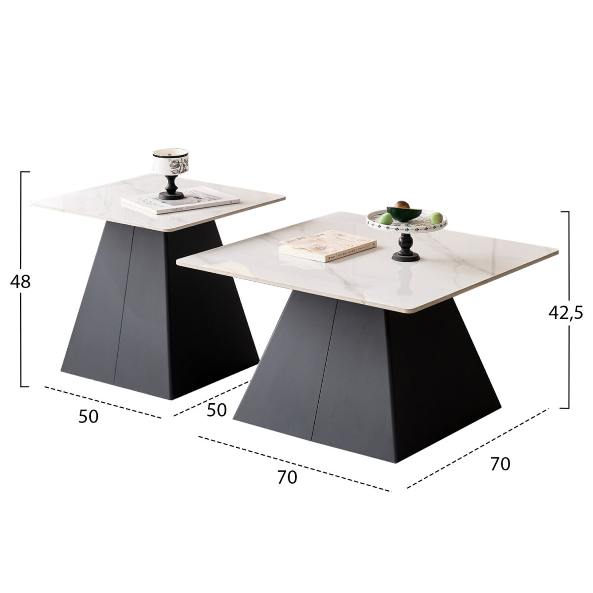 set-2-trapezia-salonioy-fb91831102-sinte-1 ΣΕΤ 2 ΤΡΑΠΕΖΙΑ ΣΑΛΟΝΙΟΥ QUBER(X) HM18311.02 SINTERED STONE ΤΕΤΡΑΓΩΝΟ--ΒΑΣΕΙΣ ΜΑΥΡΕΣ - Image 2