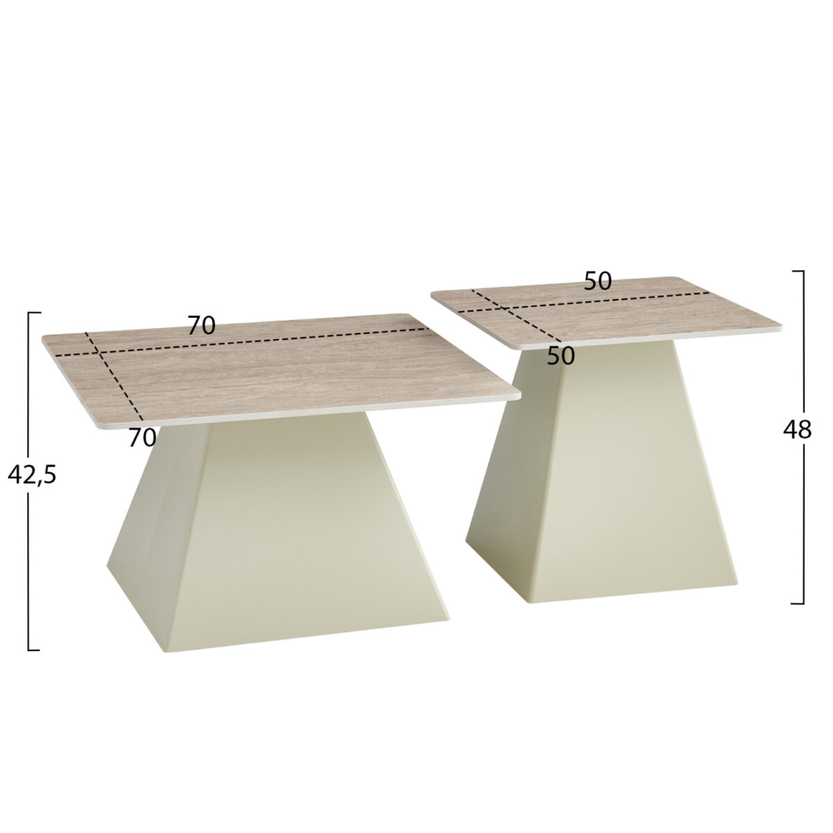 set-2-trapezia-salonioy-fb91831104-keram-1 ΣΕΤ 2 ΤΡΑΠΕΖΙΑ ΣΑΛΟΝΙΟΥ QUBER(X) HM18311.04 ΚΕΡΑΜΙΚΑ TOP ΤΕΤΡΑΓΩΝΑ--ΒΑΣΕΙΣ ΣΑΜΠΑΝΙ - Image 2