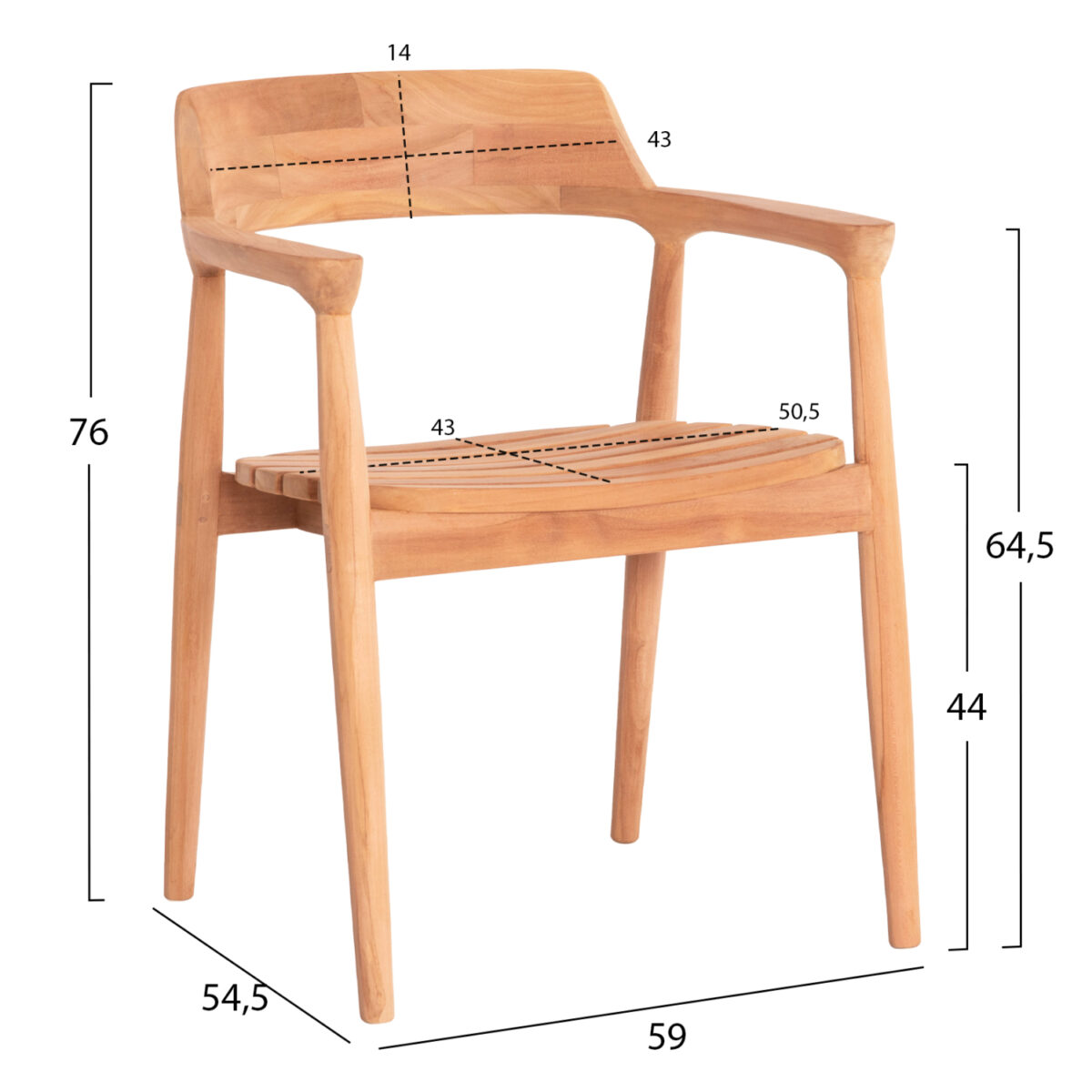 ΣΕΤ ΤΡΑΠΕΖΑΡΙΑΣ FREM HM21291 ΤΡΑΠΕΖΙ & 6 ΠΟΛΥΘΡΟΝΕΣ---ΤΕΑΚ ΞΥΛΟ - Image 3