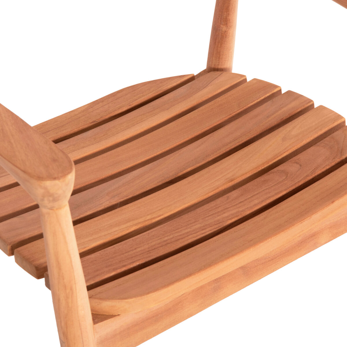 ΣΕΤ ΤΡΑΠΕΖΑΡΙΑΣ FREM HM21291 ΤΡΑΠΕΖΙ & 6 ΠΟΛΥΘΡΟΝΕΣ---ΤΕΑΚ ΞΥΛΟ - Image 5