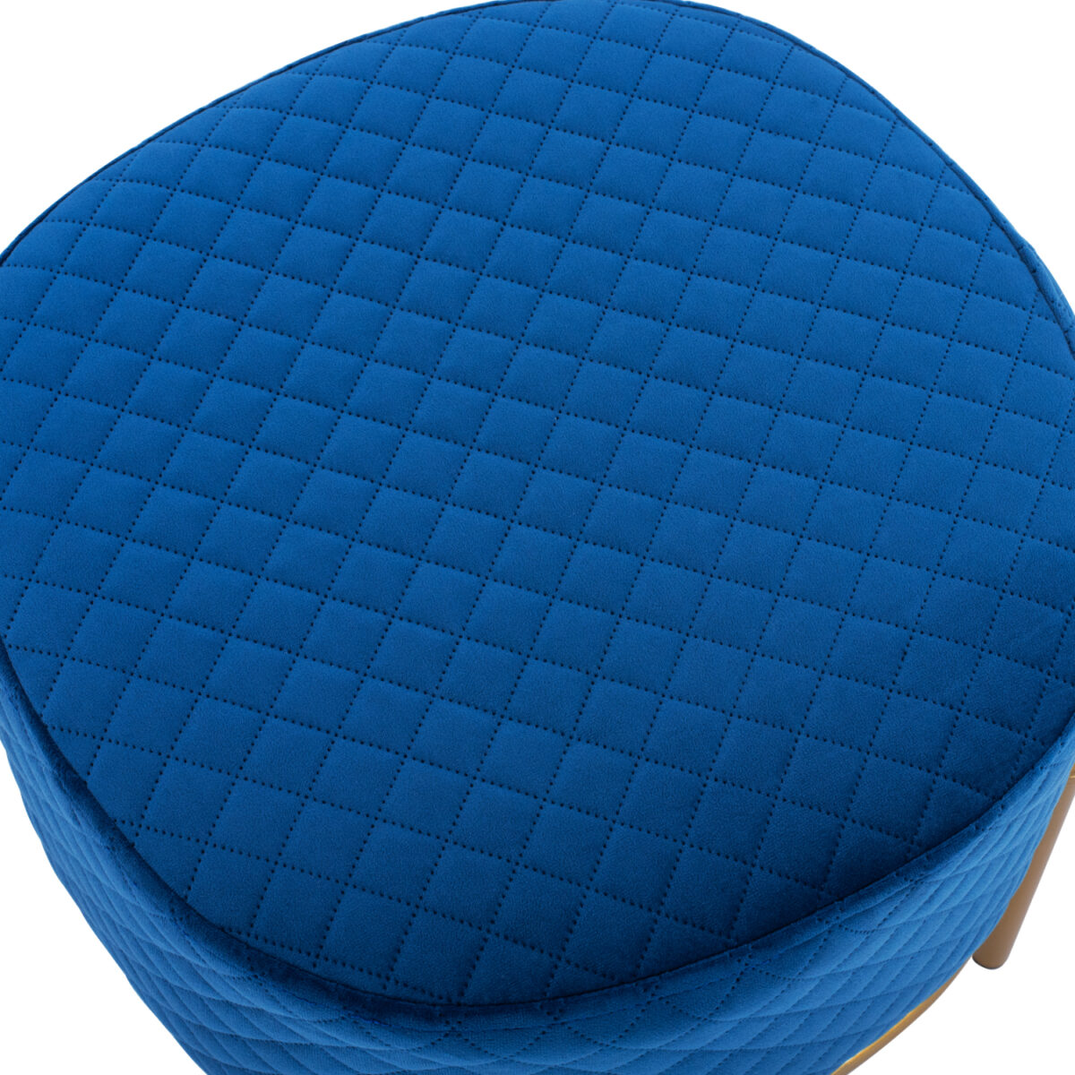 ΣΚΑΜΠΟ SINTA HM8638.08 ΑΠΟ ΜΠΛΕ ΒΕΛΟΥΔΟ ΜΕ ΧΡΥΣΗ ΒΑΣΗ 42x42x38Υ εκ. - Image 4