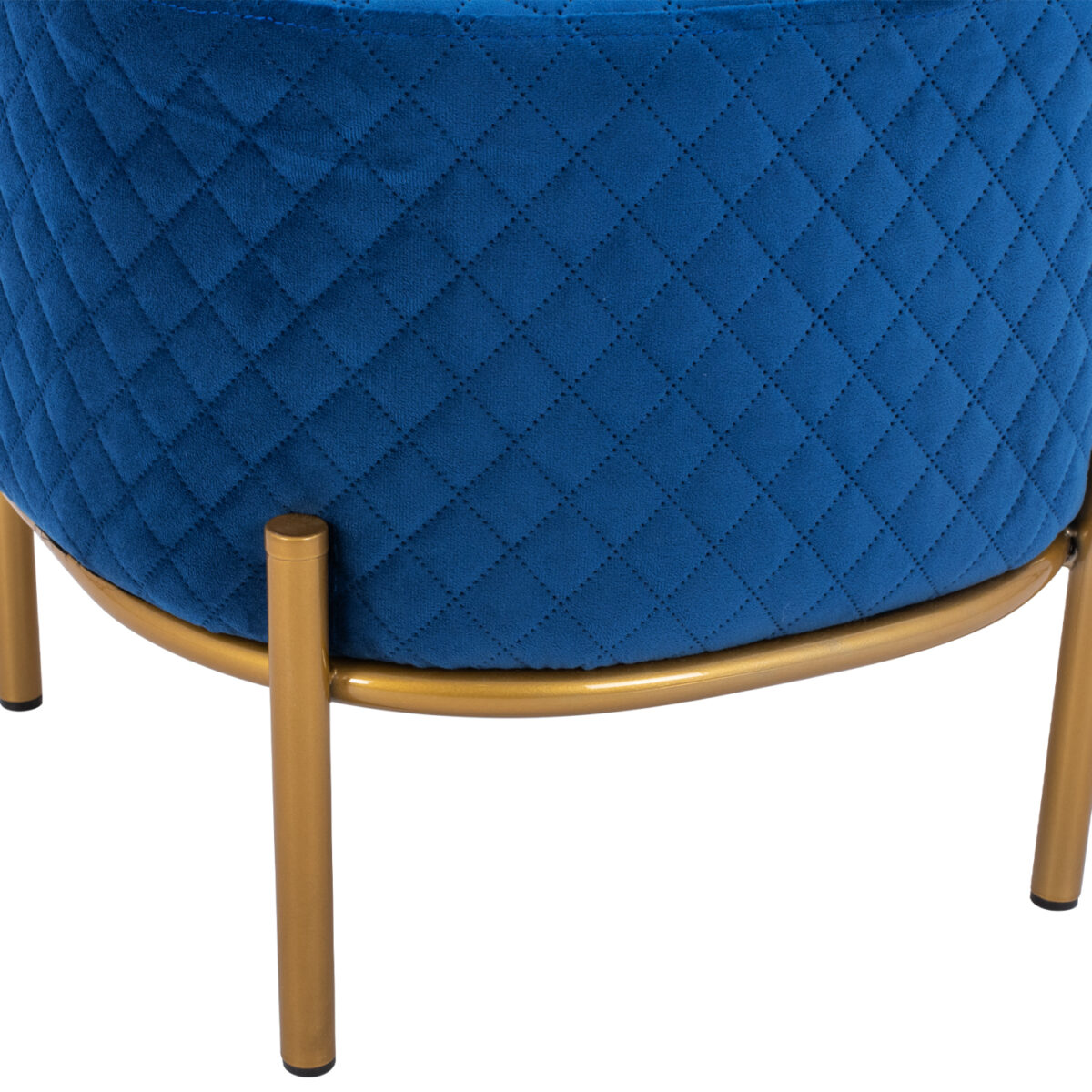 ΣΚΑΜΠΟ SINTA HM8638.08 ΑΠΟ ΜΠΛΕ ΒΕΛΟΥΔΟ ΜΕ ΧΡΥΣΗ ΒΑΣΗ 42x42x38Υ εκ. - Image 7