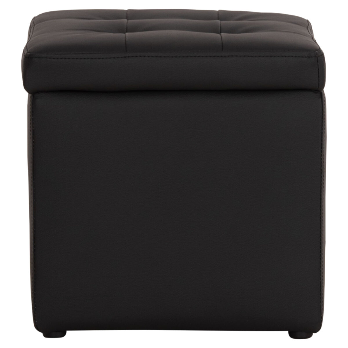 ΣΚΑΜΠΩ ΜΕ ΑΠΟΘΗΚΕΥΤΙΚΟ ΧΩΡΟ PU ΜΑΥΡΟ CUBE HM224.01 38x38x36.5Υεκ. - Image 5