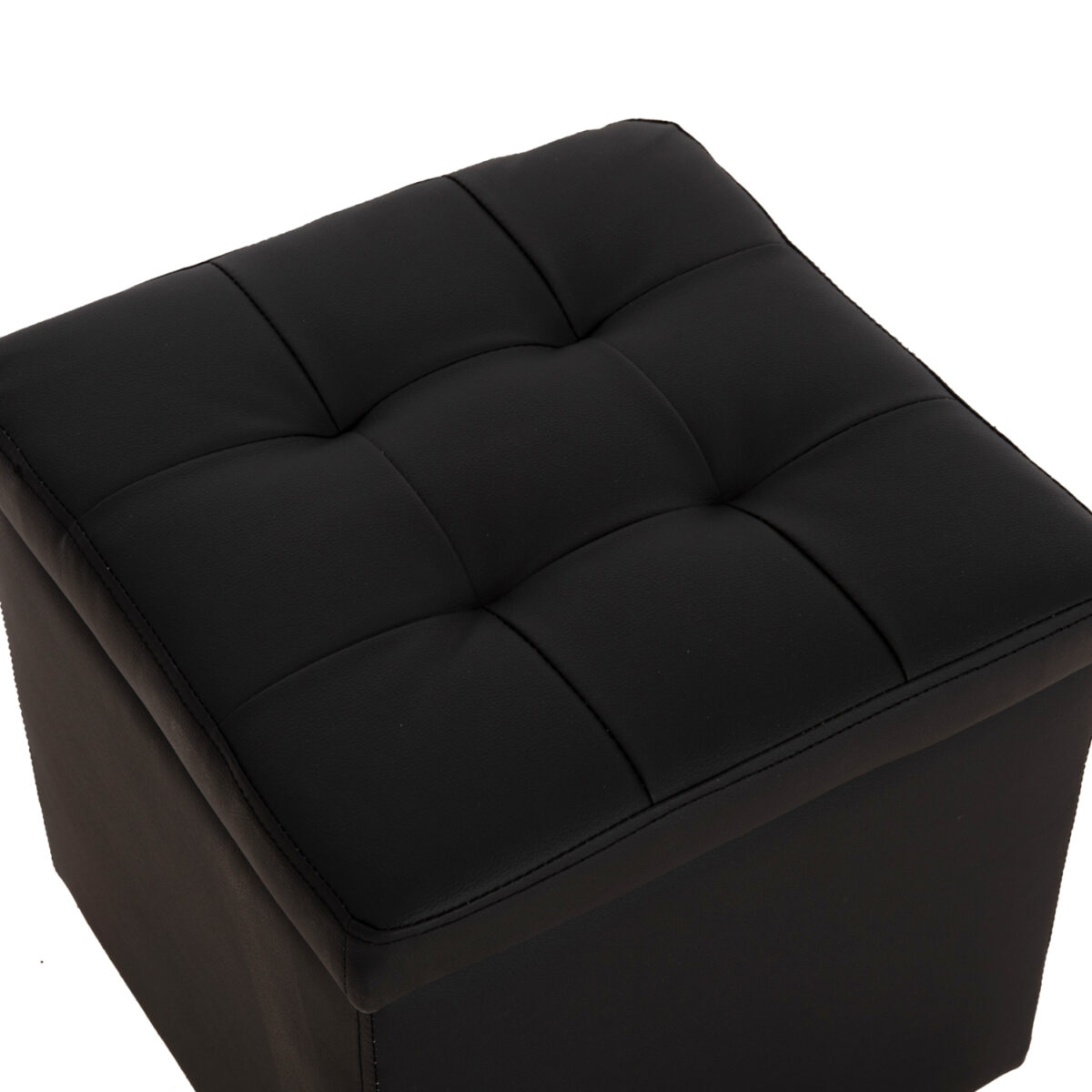 ΣΚΑΜΠΩ ΜΕ ΑΠΟΘΗΚΕΥΤΙΚΟ ΧΩΡΟ PU ΜΑΥΡΟ CUBE HM224.01 38x38x36.5Υεκ. - Image 7