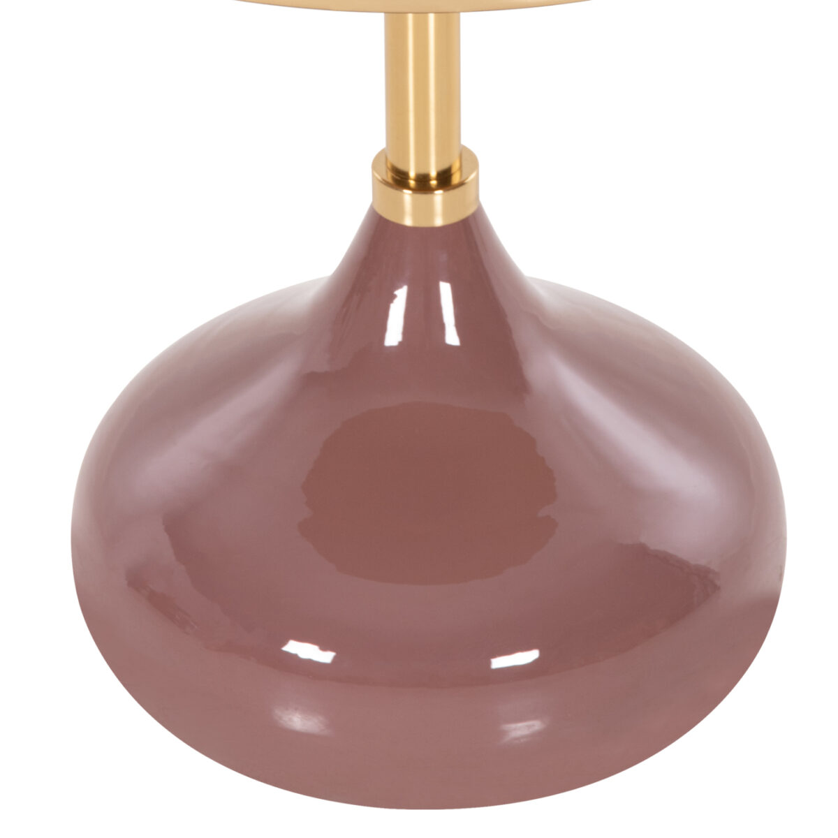 ΤΡΑΠΕΖΙ ΒΟΗΘΗΤΙΚΟ ΣΤΡΟΓΓΥΛΟ UTRI HM4241.06 ΜΕΤΑΛΛΟ ΣΕ ΣΟΜΟΝ-ΜΠΕΖ Φ46x46,5Υεκ. - Image 9