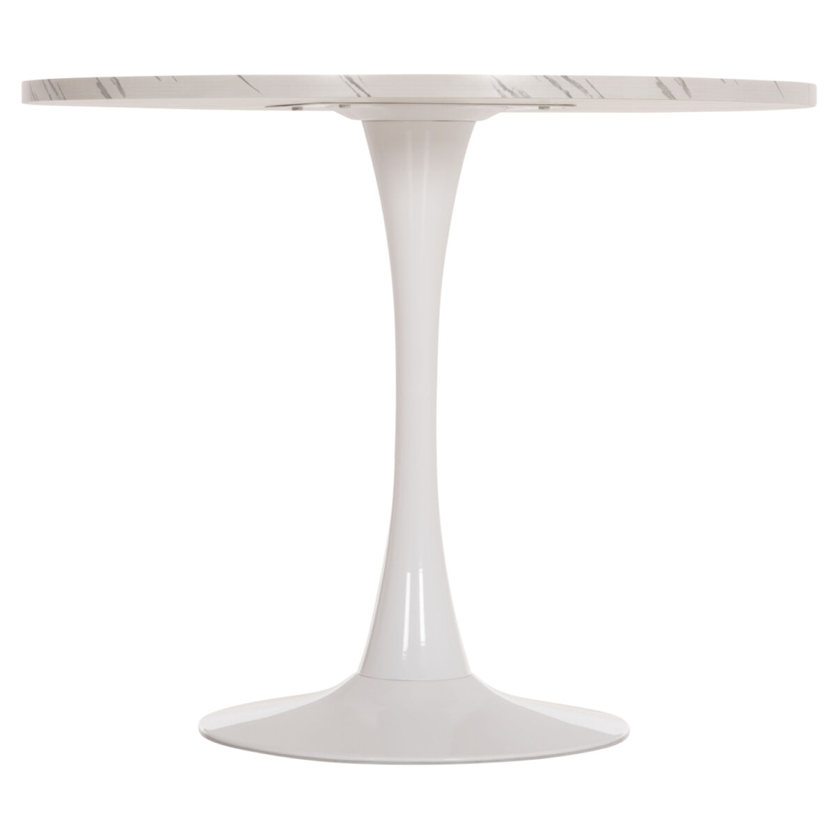 trapezi-trapezarias-fb9942111-stroggylo-2 ΤΡΑΠΕΖΙ ΤΡΑΠΕΖΑΡΙΑΣ ROLLO HM9421.11 ΣΤΡΟΓΓΥΛΟ WHITE MARBLE Φ90x74Υεκ. - Image 3