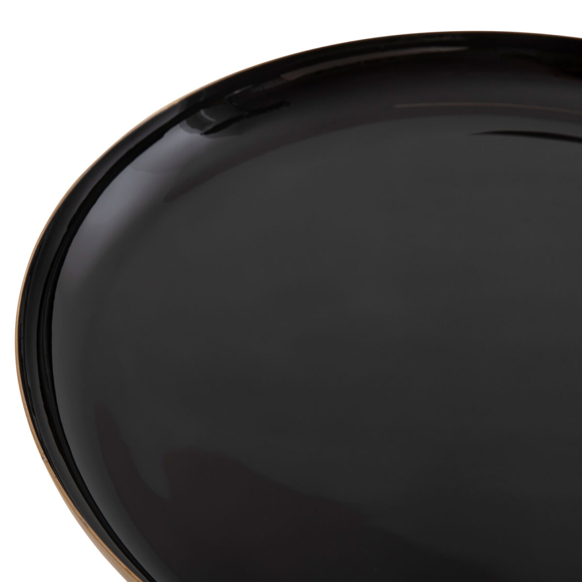 ΤΡΑΠΕΖΙA ΣΑΛΟΝΙΟΥ 2ΤΜΧ OLUF HM9922 ΜΕΤΑΛΛΟ ΕΜΑΓΙΕ-GLOSSY ΜΑΥΡΟ-ΜΑΤ ΧΡΥΣΟ Φ50 & Φ41 εκ. - Image 9