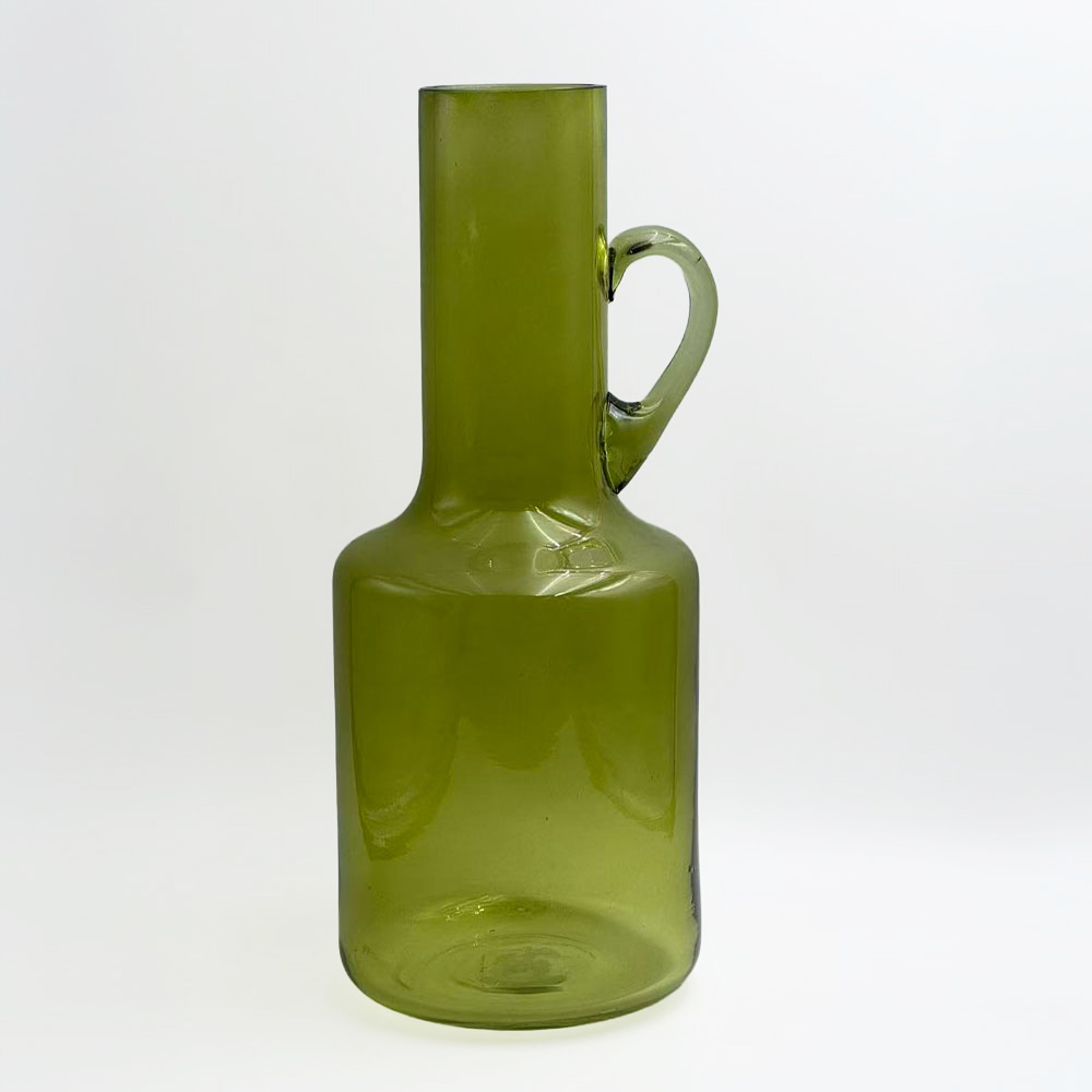 ARTISAN ΒΑΖΟ 14x14x35cm ΓΥΑΛΙ ΠΡΑΣΙΝΟ