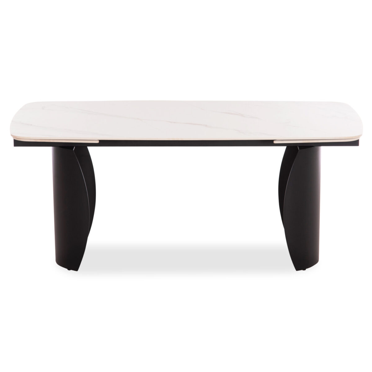 ΤΡΑΠΕΖΙ ΤΡΑΠΕΖΑΡΙΑΣ ΣΕΙΡΑ OBSESSION SM18087 ΚΕΡΑΜΙΚΟ TOP-ΜΕΤΑΛΛΙΚΑ ΠΟΔΙΑ 180x90εκ - Image 3