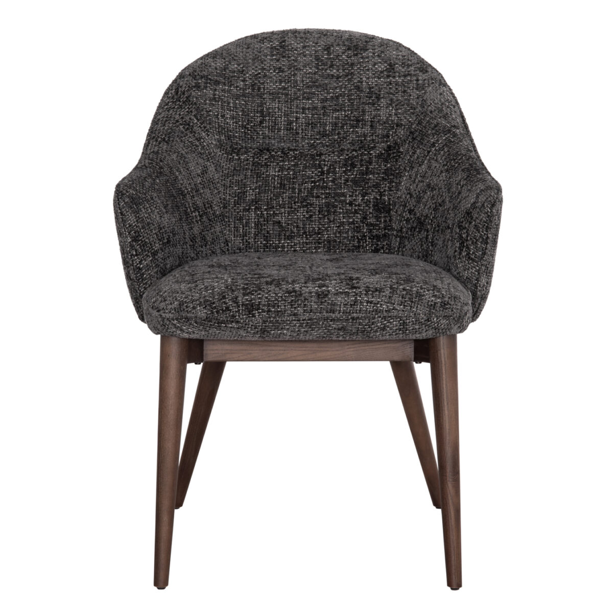 Καρέκλα τραπεζαρίας σειρά Ηorizon SM18102.01 Σκούρο Γκρι ύφασμα-πόδια Φράξινου 62x61x83Yεκ. - Image 3