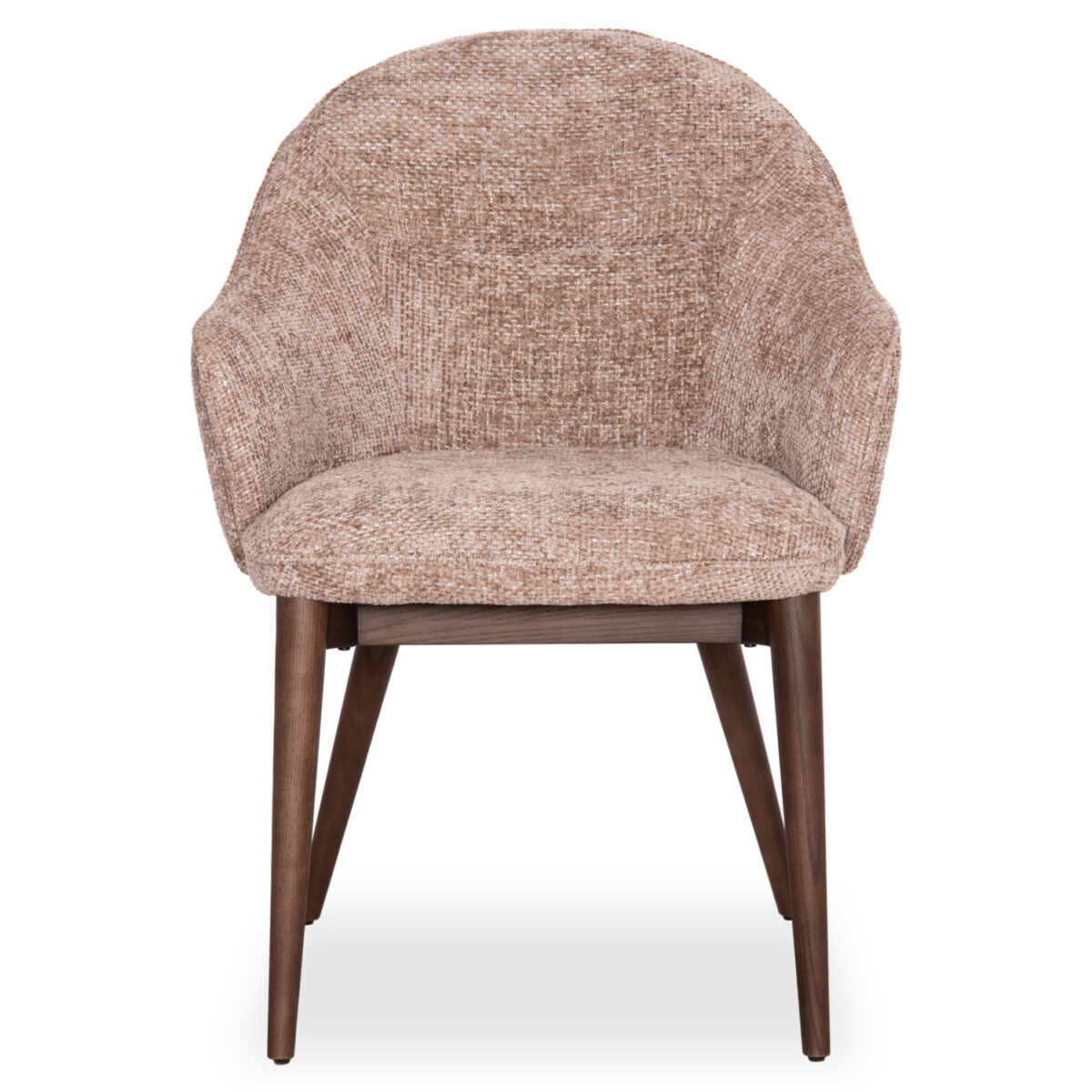 Kαρέκλα τραπεζαρίας Σειρά Horizon SM18102.02 Καφέ ύφασμα-πόδια Φράξινου 61x64x83Υεκ. - Image 3