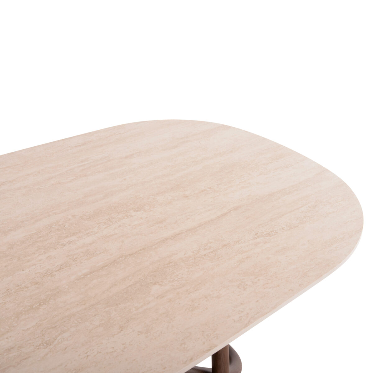 ΤΡΑΠΕΖΙ ORBITER SM18093.01 ΕΚΡΟΥ ΚΕΡΑΜΙΚΟ TOP-ΠΟΔΙΑ ΦΡΑΞΙΝΟΥ ΚΑΡΥΔΙ 200x100x76,5Υεκ - Image 4