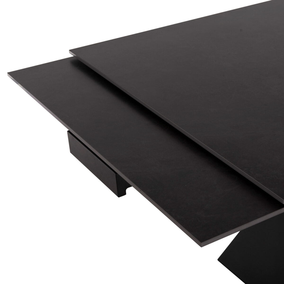 ΤΡΑΠΕΖΙ ΤΡΑΠΕΖΑΡΙΑΣ ΕΠΕΚΤΕΙΝΟΜΕΝΟ DOMINION SM18095 ΚΕΡΑΜΙΚΟ-ΜΕΤΑΛΛΟ 180(40+40)x90x76Y - Image 4