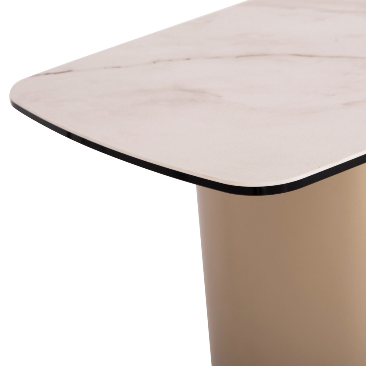 ΚΟΝΣΟΛΑ ΣΕΙΡΑ OBSESSION SM18088 ΚΕΡΑΜΙΚΟ TOP ΜΕ ΓΥΑΛΙ-ΜΕΤΑΛΛΟ ΣΑΜΠΑΝΙ 120x40x76Υεκ. - Image 4