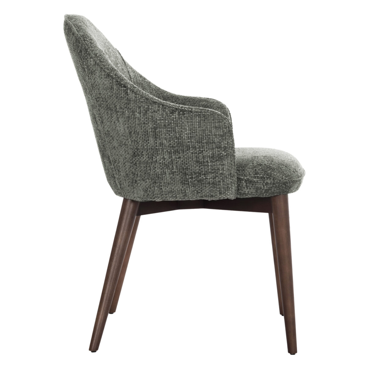 Kαρέκλα τραπεζαρίας Σειρά Horizon SM18102.05 Πράσινο ύφασμα-πόδια Φράξινου 61x60x83Υεκ. - Image 4