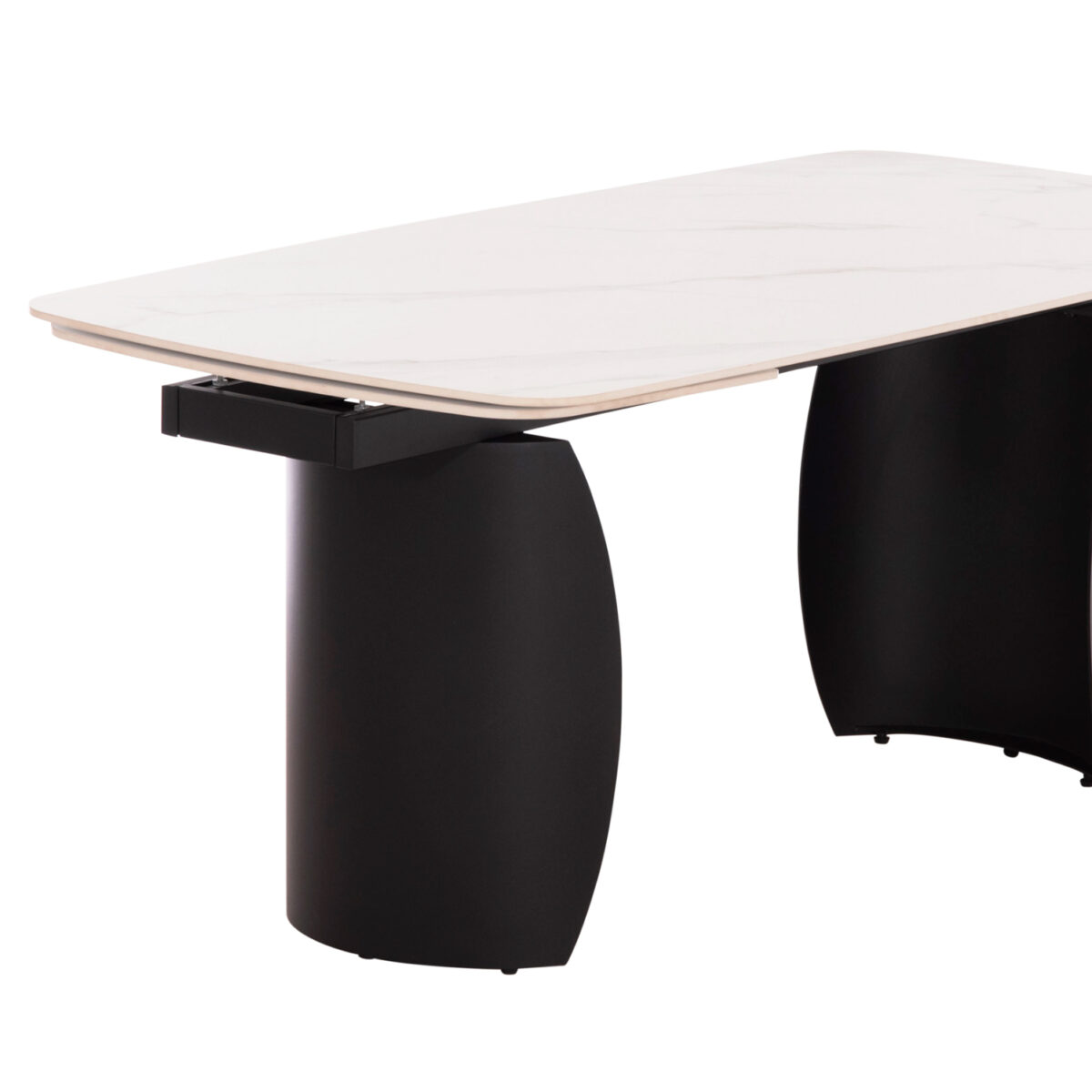 ΤΡΑΠΕΖΙ ΤΡΑΠΕΖΑΡΙΑΣ ΣΕΙΡΑ OBSESSION SM18087 ΚΕΡΑΜΙΚΟ TOP-ΜΕΤΑΛΛΙΚΑ ΠΟΔΙΑ 180x90εκ - Image 5