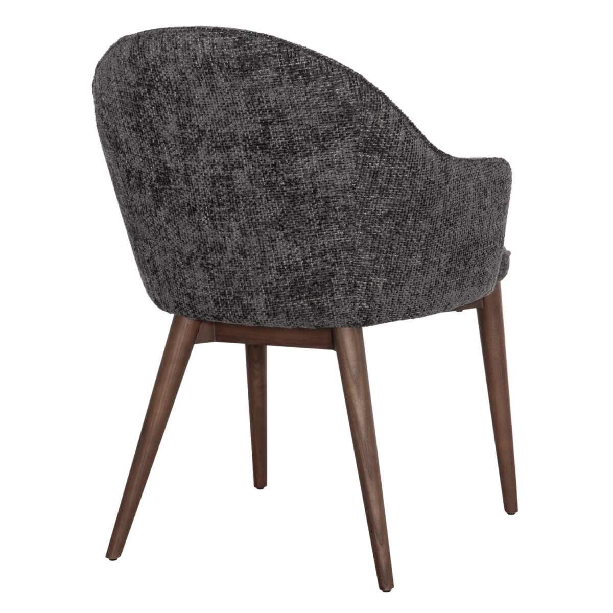 Καρέκλα τραπεζαρίας σειρά Ηorizon SM18102.01 Σκούρο Γκρι ύφασμα-πόδια Φράξινου 62x61x83Yεκ. - Image 5