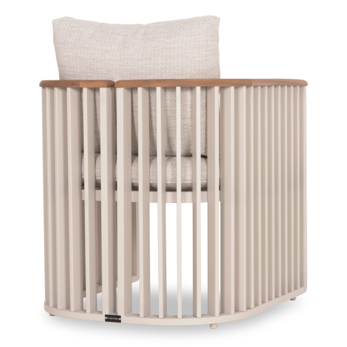 ΠΟΛΥΘΡΟΝΑ ΑΛΟΥΜΙΝΙΟΥ ΣΕΙΡΑ ETERNITY SM6174.01 IVORY ΧΡΩΜΑ-ΜΠΕΖ ΜΑΞΙΛΑΡΙΑ 65x72x84Υ - Image 5