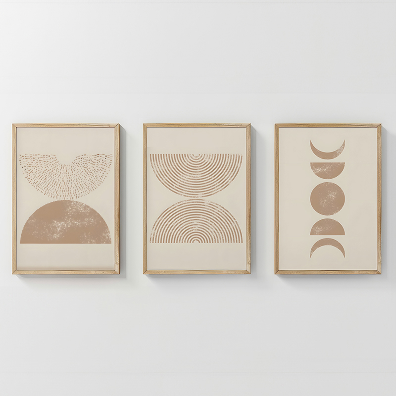 Πίνακας Klipen  τρίπτυχος με ψηφιακή εκτύπωση και πλαίσιο 33x1.5x48εκ