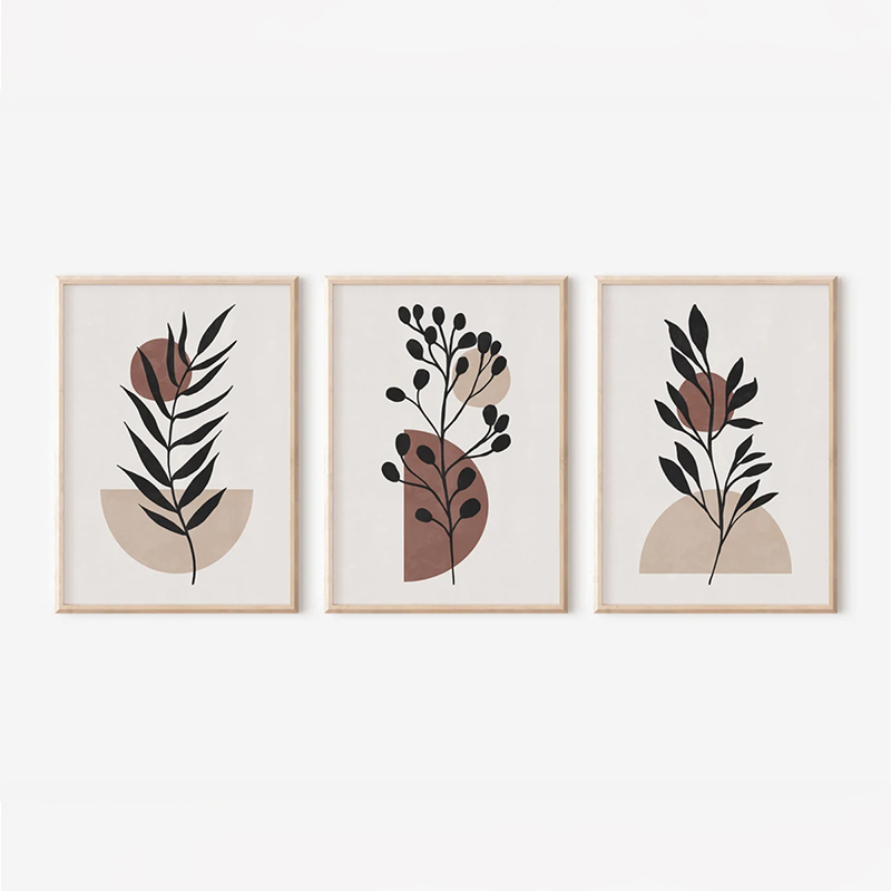 Πίνακας Stenfy  τρίπτυχος με ψηφιακή εκτύπωση και πλαίσιο 33x1.5x48εκ