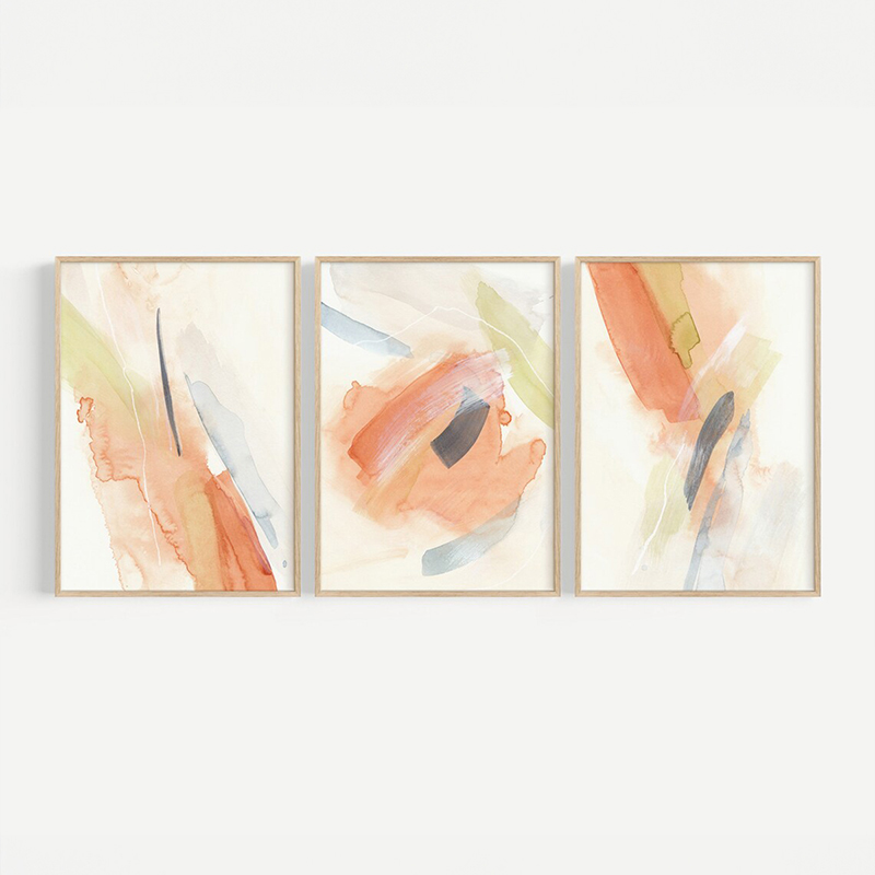 Πίνακας Coris  τρίπτυχος με ψηφιακή εκτύπωση και πλαίσιο 33x1.5x48εκ