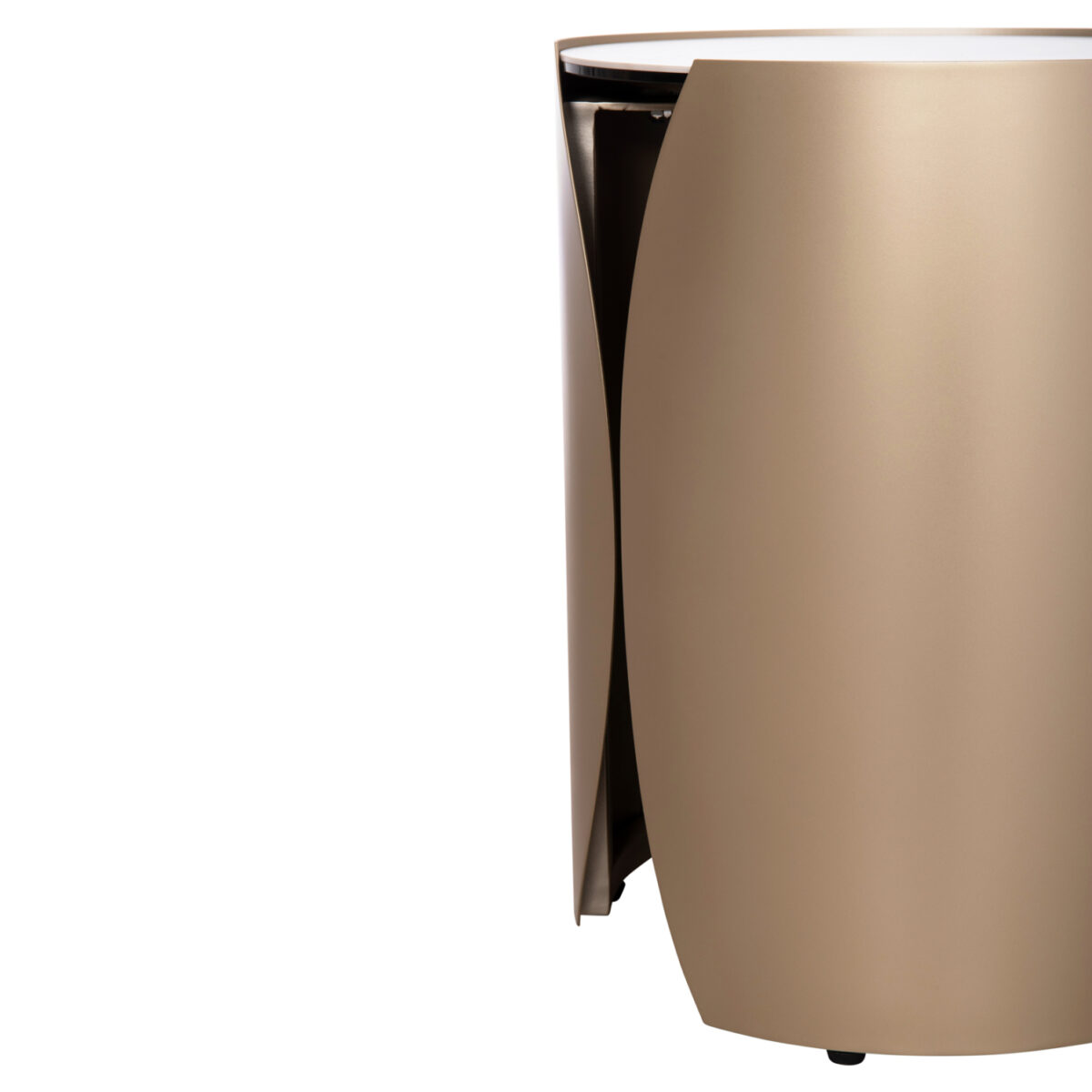 ΤΡΑΠΕΖΑΚΙ ΒΟΗΘΗΤΙΚΟ ΣΕΙΡΑ OBSESSION SM18090 ΚΕΡΑΜΙΚΟ TOP ΜΕ ΓΥΑΛΙ-ΜΕΤΑΛΛΟ Φ40x50Υεκ - Image 6