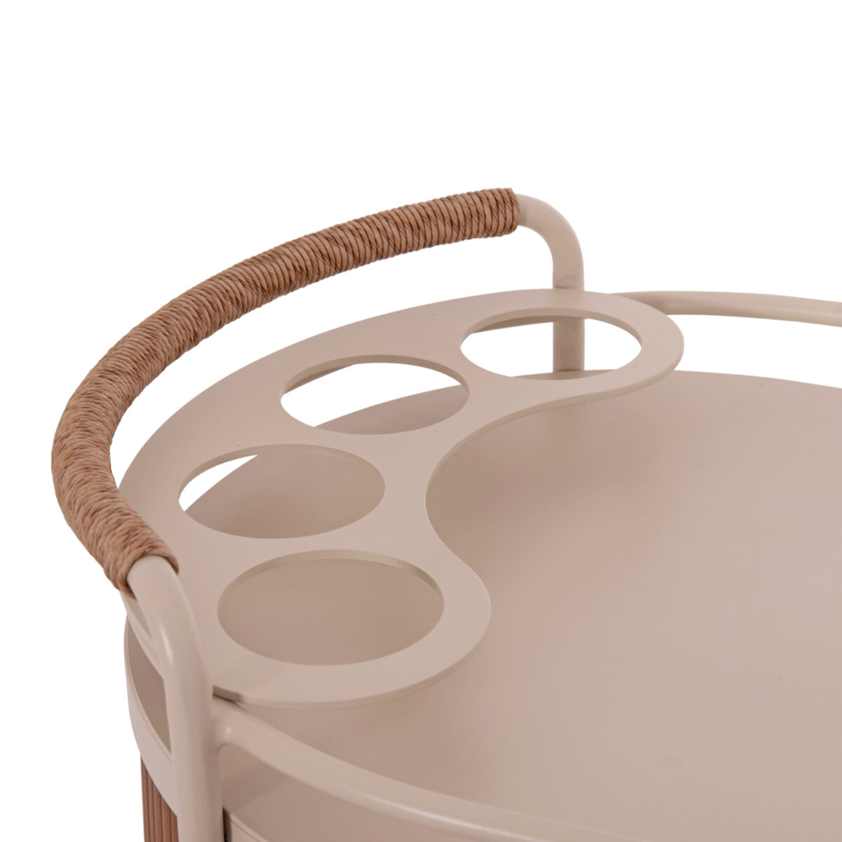 ΜΠΟΥΦΕΣ-ΤΡΟΛΛΕΥ ΜΕ ΡΟΔΑΚΙΑ DESTINY SM6321 ΑΛΟΥΜΙΝΙΟ ΕΚΡΟΥ-SINTERED STONE TOP 100x54x87Υ - Image 7