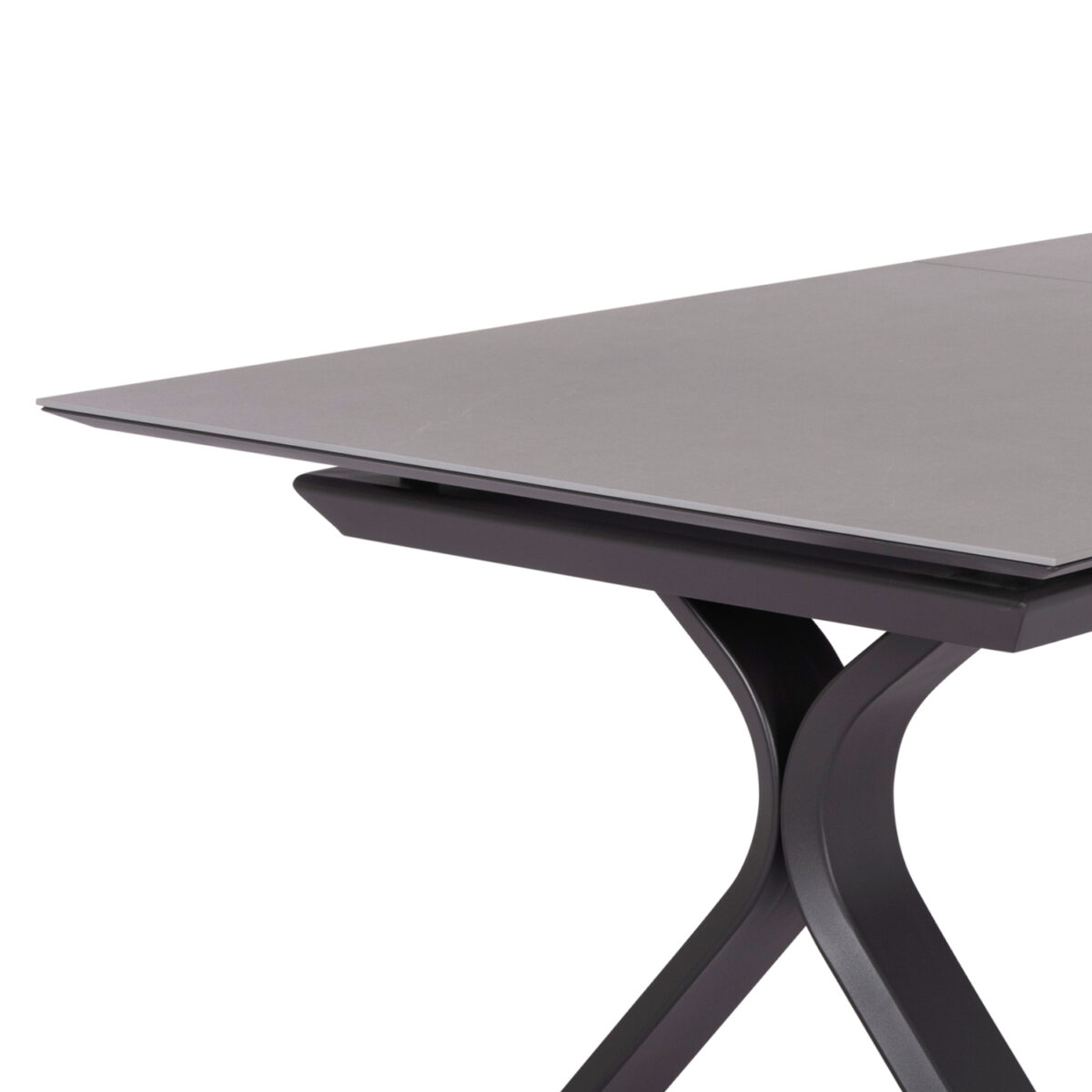 ΣΕΤ ΤΡΑΠΕΖΑΡΙΑΣ 7TMX ANDROMEDA (L) SM21252 ΑΛΟΥΜΙΝΙΟ-SINTERED STONE ΣΚΟΥΡΟ ΓΚΡΙ - Image 7