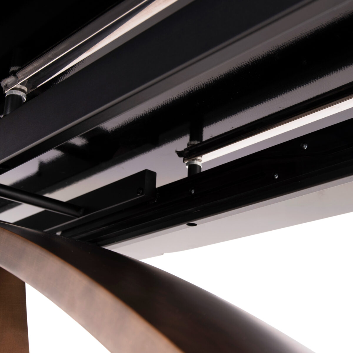 ΤΡΑΠΕΖΙ ΤΡΑΠΕΖΑΡΙΑΣ ΕΠΕΚΤΕΙΝΟΜΕΝΟ EMPIRE SM18094 ΚΕΡΑΜΙΚΟ-ΜΕΤΑΛΛΟ 200(50+50)x100x77Υ - Image 8