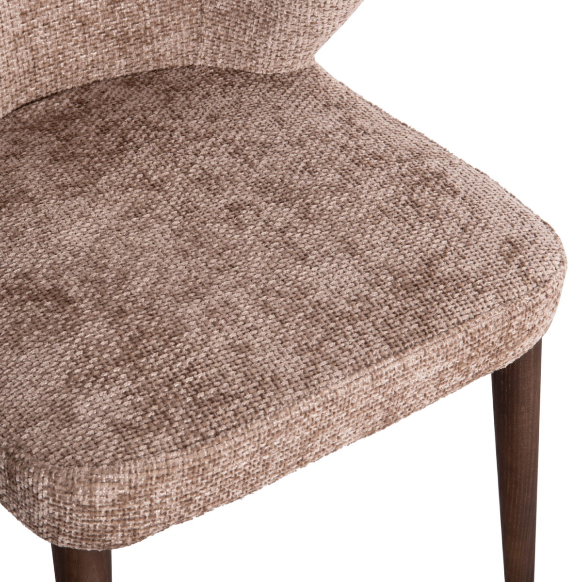 Καρέκλα Τραπεζαρίας Swaive SM18105.01 ύφασμα Καφέ-Πόδια Φράξινου 58x62x82Υεκ. - Image 8