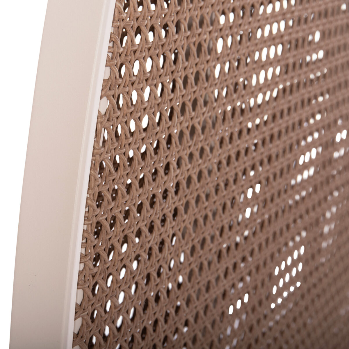 ΠΑΡΑΒΑΝ ΑΛΟΥΜΙΝΙΟΥ KOMORABI (L) SM6180.01 ΕΚΡΟΥ ΣΚΕΛΕΤΟΣ-WICKER ΜΠΕΖ 106,5x4x195,5Υεκ - Image 8