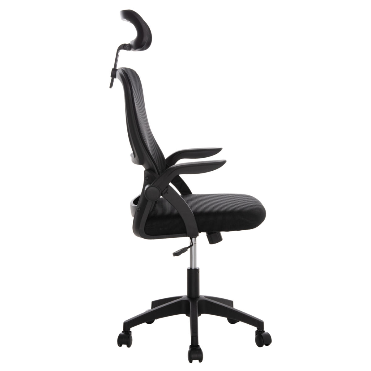 ΚΑΡΕΚΛΑ ΓΡΑΦΕΙΟΥ BLAZER HM1205.01 ΜΑΥΡΟ MESH-ΜΑΥΡΟΣ ΣΚΕΛΕΤΟΣ NYLON 60,5x47x85,5Υεκ. - Image 4